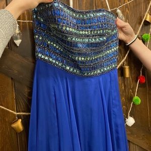 Sherri hill blue prom dress. Size 10.